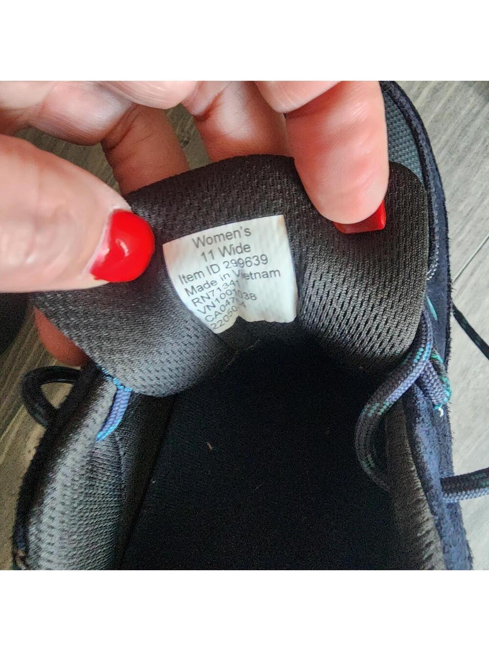 L.L. Bean Trail Model Hiker 4 navy hiking shoes 11 wide - Picture 8 of 8